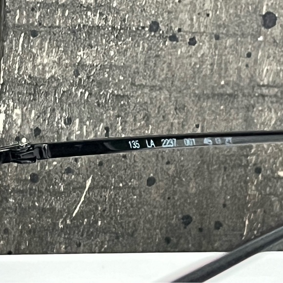 LANVIN Titanium Glasses Black Frames 135 LA 2237 001 45 - Picture 3 of 4